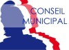 3 ombres de Marianne Bleu blanc rouge et la mention Conseil Municipal