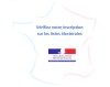 Carte de france + v&eacute;rifiez votre inscription sur les liste &eacute;lectorales
