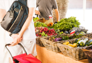 stand de l&eacute;gumes du march&eacute;