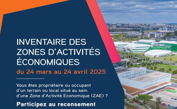 Inventaire des zones d'activités économiques du 24 mars au 24 avril 2025