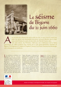 article de presse sur le s&eacute;&iuml;sme de 1660