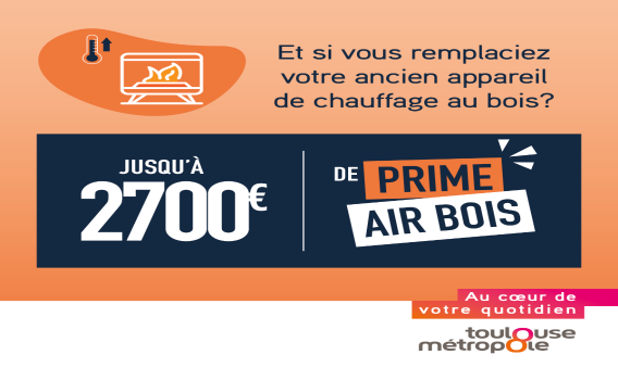 jusqu'à 2700 € de prime Air/Bois